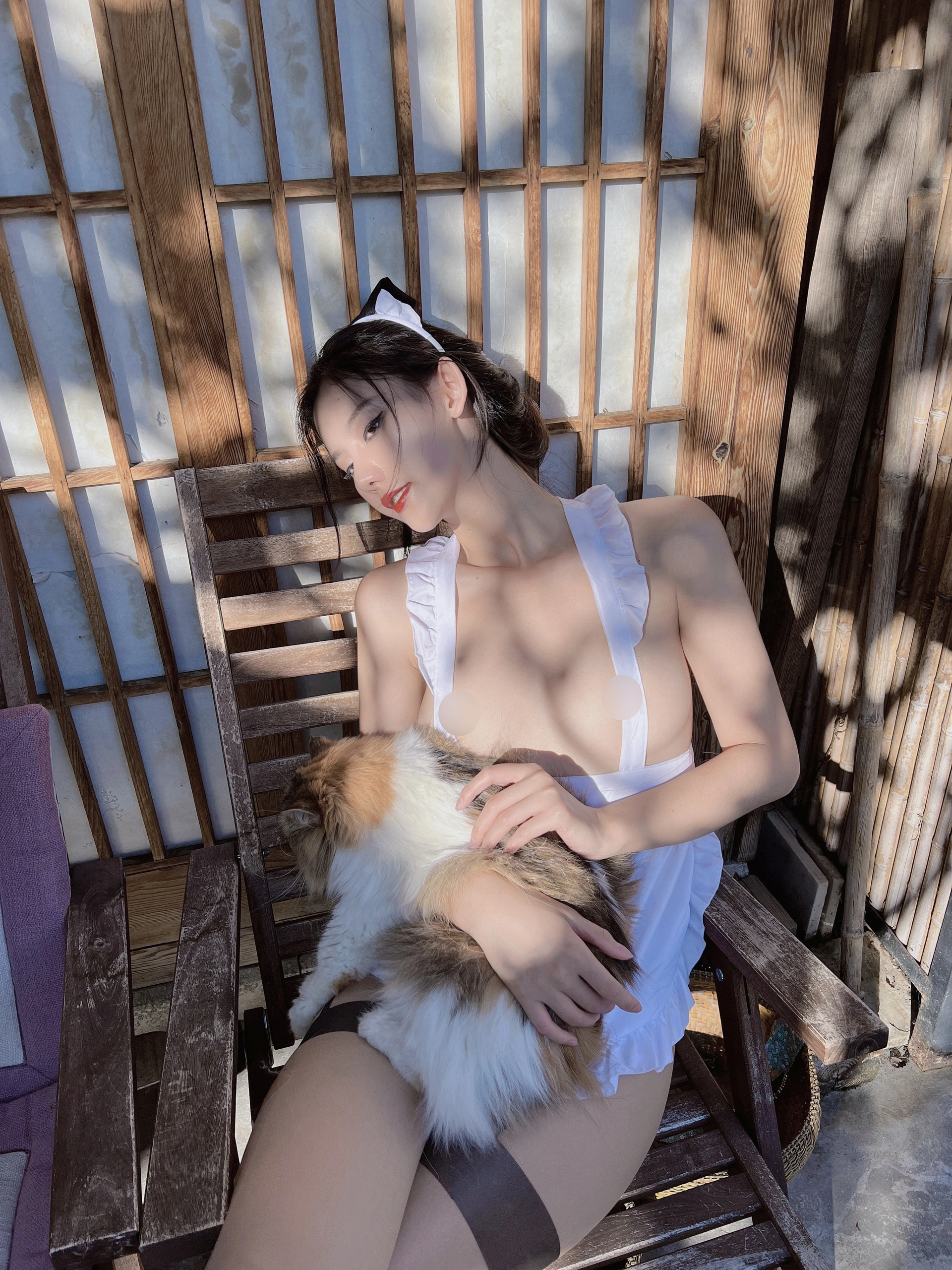 就是阿朱啊 - NO.24 女仆与猫 1