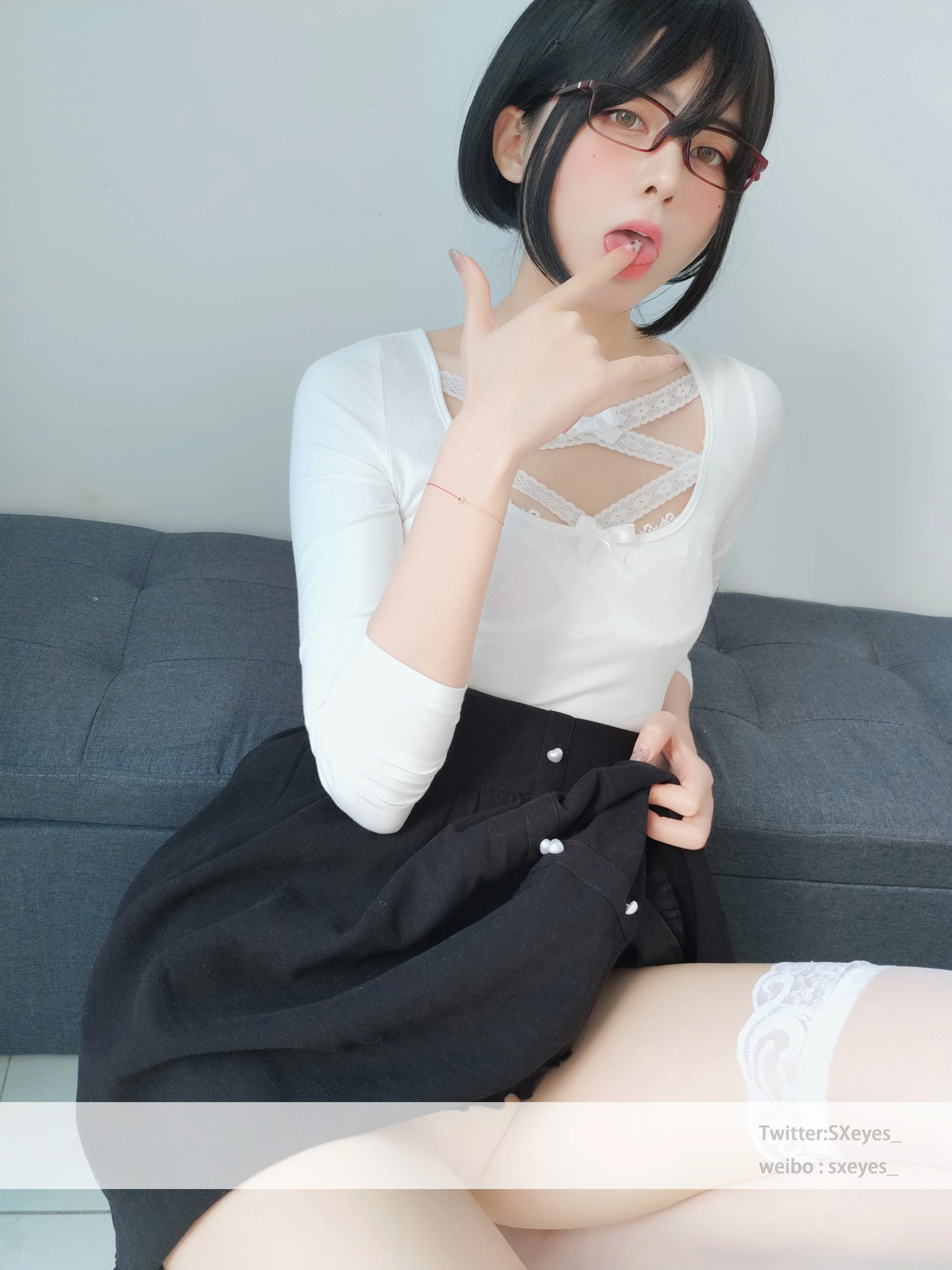 眼酱大魔王w - NO.22 白蕾丝姐姐 3