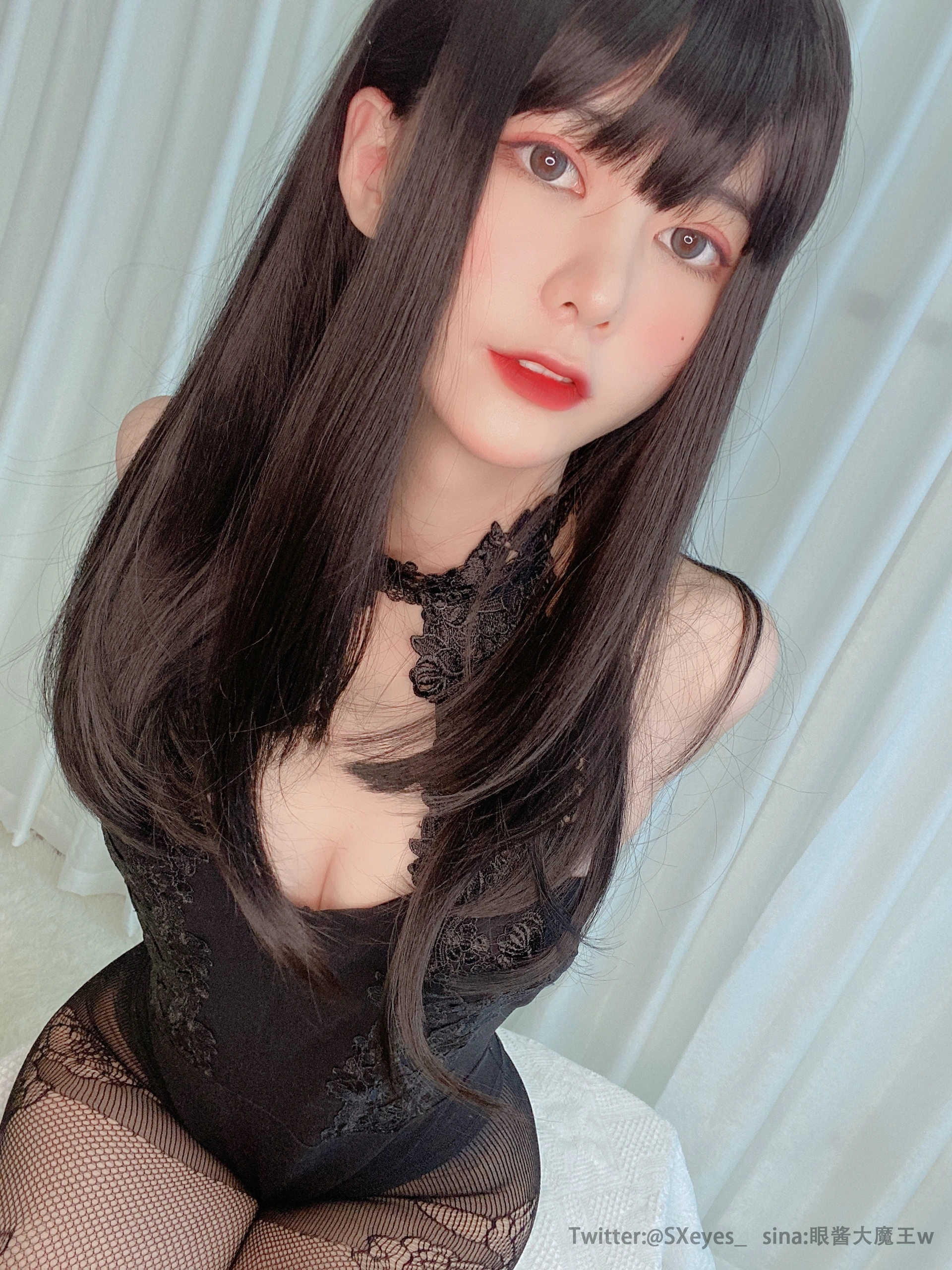 眼酱大魔王w - NO.27 蕾丝连体衣 3